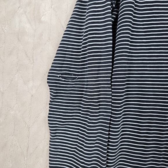 Lululemon Back In Action Shirt 6 Striped Cotton Lightweight Athleisure Gym - Picture 2 of 6